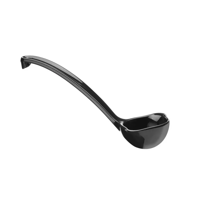 Meilleure Vente Cuillère à Sauce en Plastique - Noire - 0,04 L