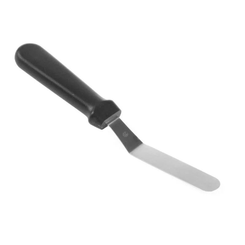 Spatule à Crêpes Coudée Inox avec Manche en PP - 11 cm Vente Directe