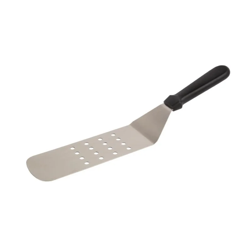 Prix Réduit Spatule Coudée Ajourée Inox - 25,5 cm