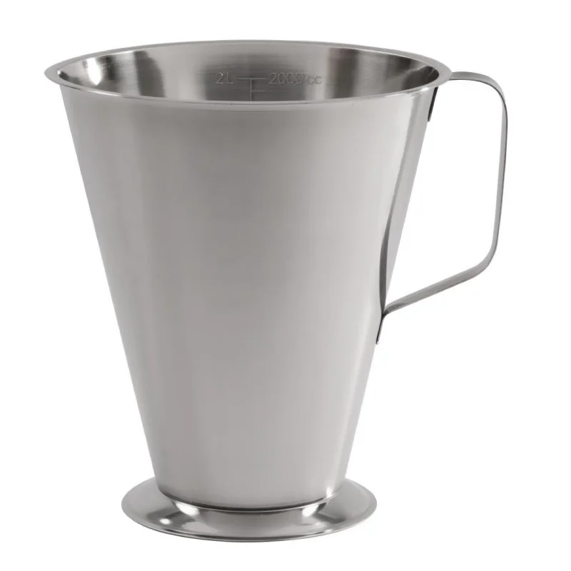 Bon Marché Pichet de Mesure en Acier Inoxydable 2,2L