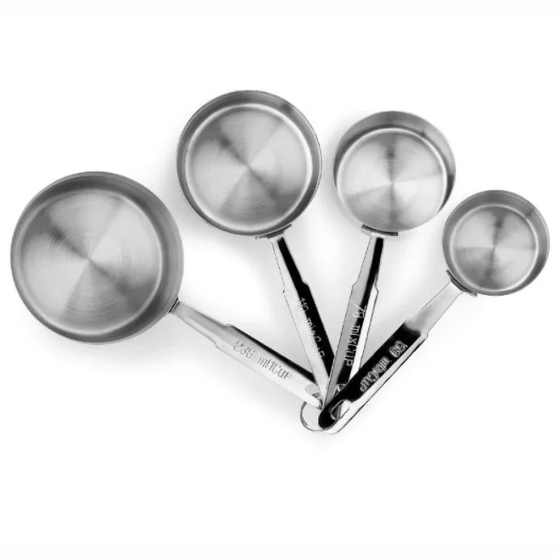Set de 4 Casseroles Doseur en Inox Bon Marché