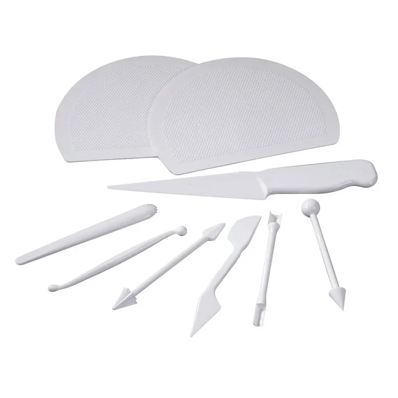 Produit De Marque Ensemble 9 Outils pour Pâte d'Amande - Spécial Ecole
