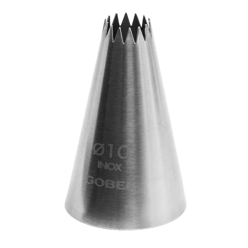 Meilleure Vente Douille à Petits Fours en Inox à 14 Dents - ⌀ 10 mm