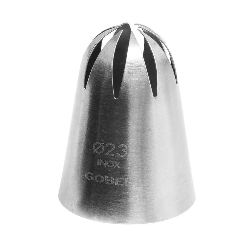 Certifié Douille Rose en Inox à 8 Dents - ⌀ 23 mm