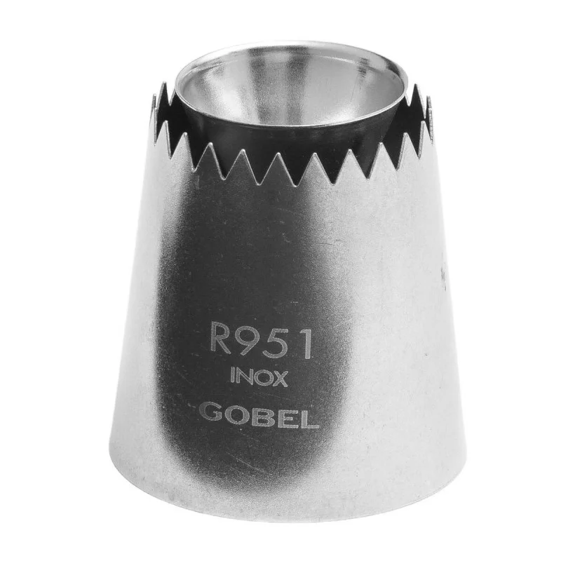 Must-Have Douille Sultane Cannelée Cône Sortant en Inox - ⌀ 30 mm