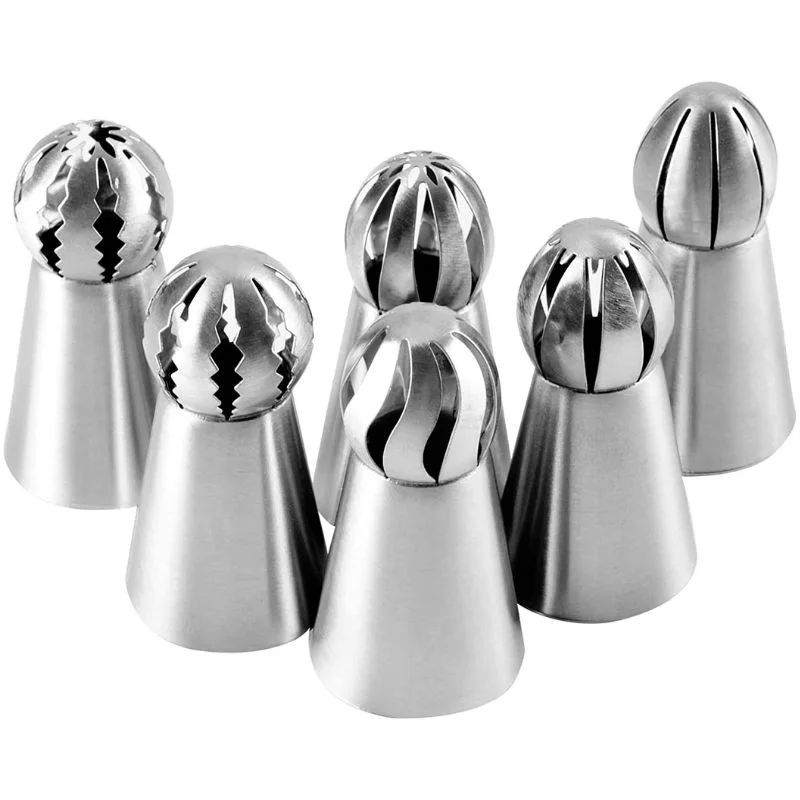 Certifié Set De 6 Douilles De Décoration Russes