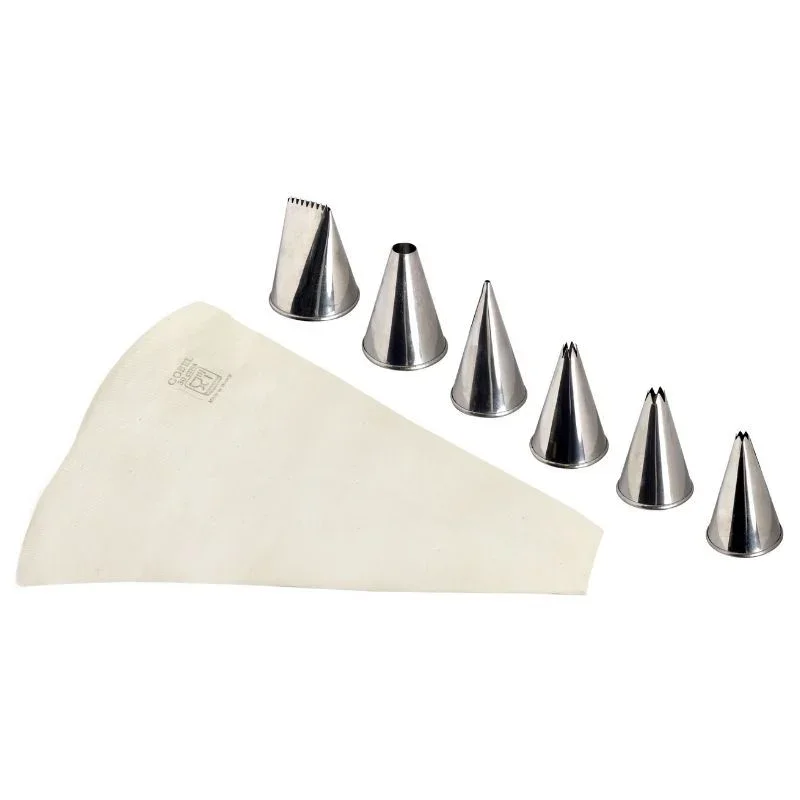Livraison Express Boîte de 6 Douilles en Inox avec Poche Coutil 300 mm