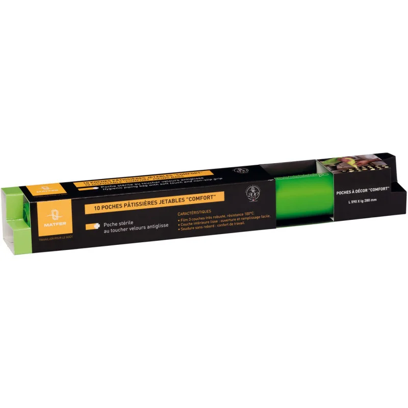 Poche Pâtissière Comfort XL - Lot de 100 Commande En Gros