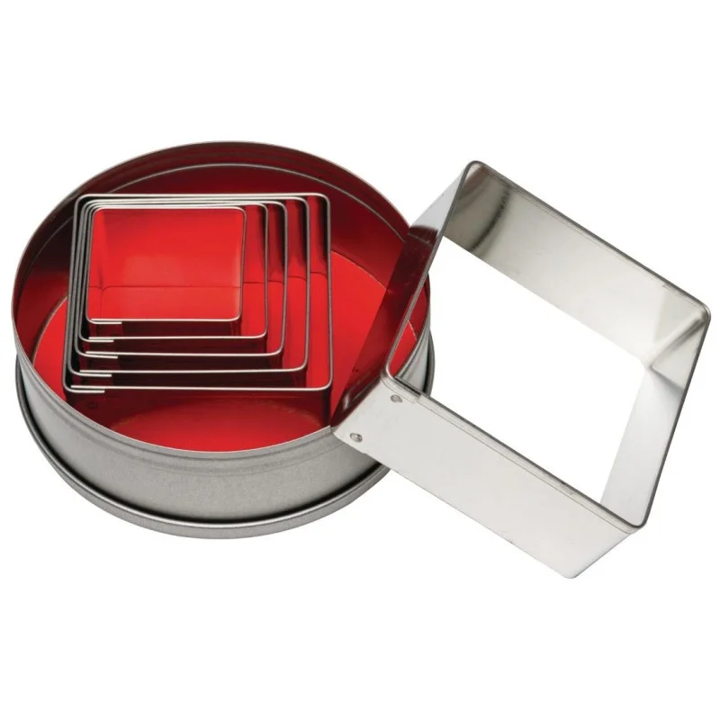 Emporte-Pièces Carrés - Lot De 6 Promotion Saisonnière
