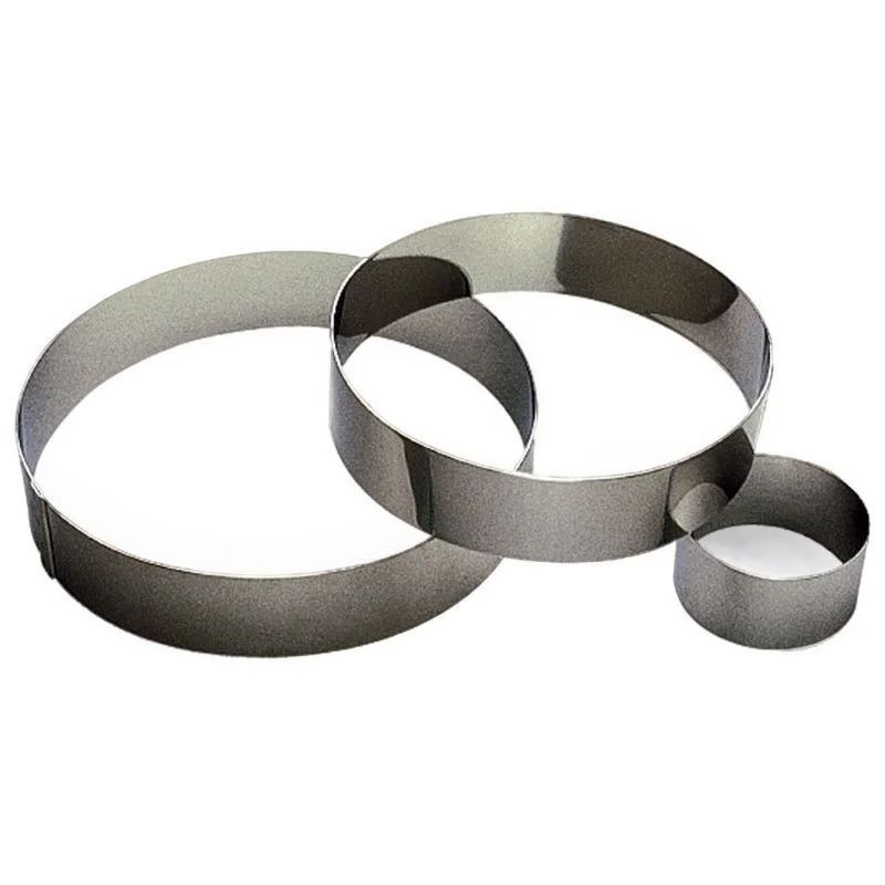 Marque Cercle à Mousse en Inox - Ø 80 mm