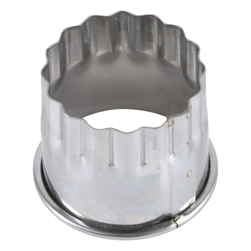 Prix Choc Découpoir Rond Cannelé en Inox - Ø 50 mm