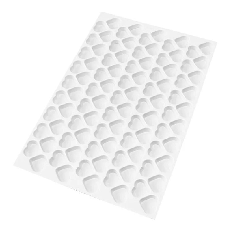 Petit Prix Plaque de Découpoirs Ronds Coeurs - 95 Empreintes - ⌀ 48 mm