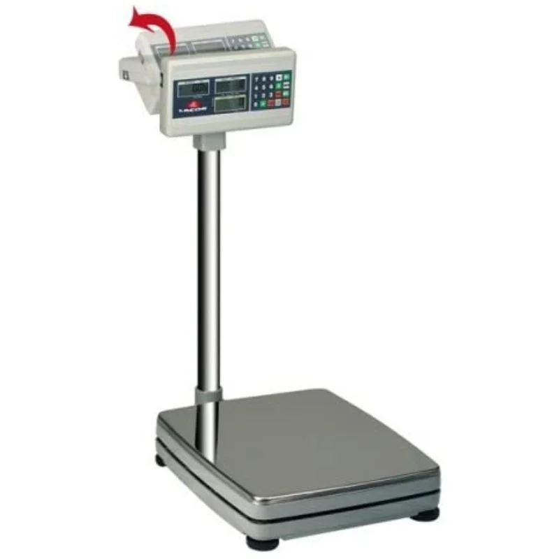 Commander Maintenant Balance Électronique Professionnelle Avec Socle Carré - Portée 150 Kg