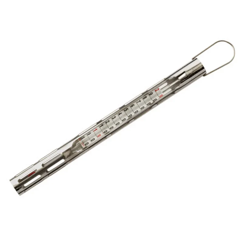 Usine Directe Thermomètre Confiseur en Verre Gaine Inox