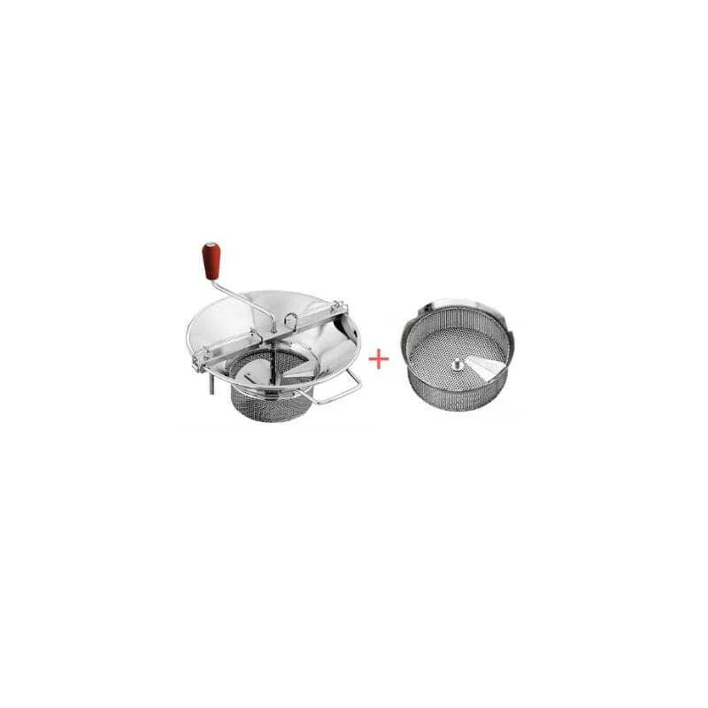 Pack Moulin à Légumes N°5 Acier Etamé - Grille Ø 3 mm Must-Have