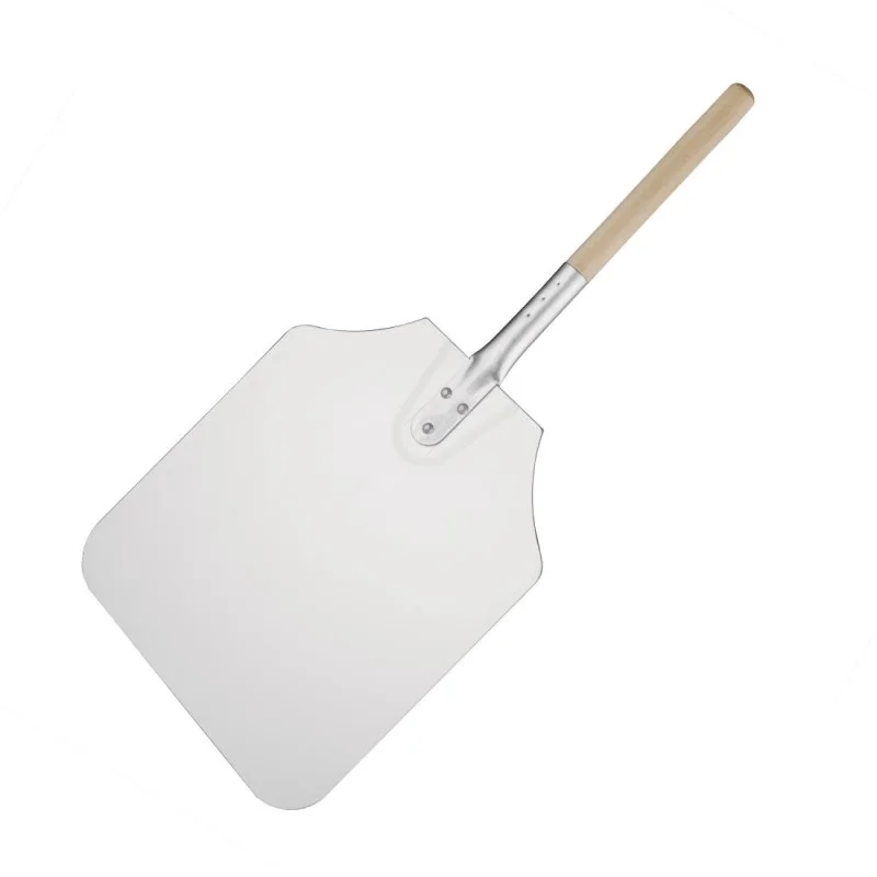 Haute Qualité Pelle À Pizza Aluminium Manche En Bois - 305 X 355 Mm