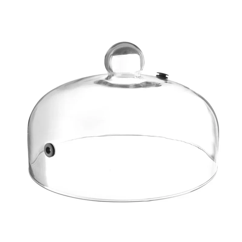 Dernier Modèle Cloche Plate en Verre avec Aération -ø 260 mm