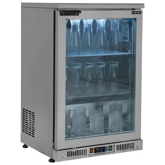 Refroidisseur de verres bar 1 porte pleine - température -10/-15°c - 180 l Meilleur Prix