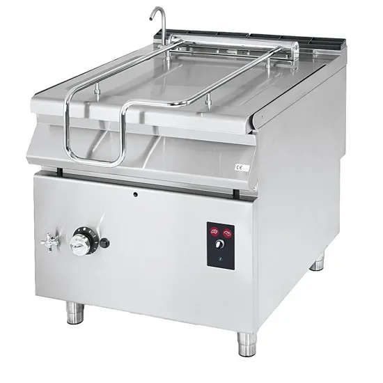 Sauteuse basculante gaz cuve inox motorisée avec capacité 120 l puissance 24 kw Offre Spéciale