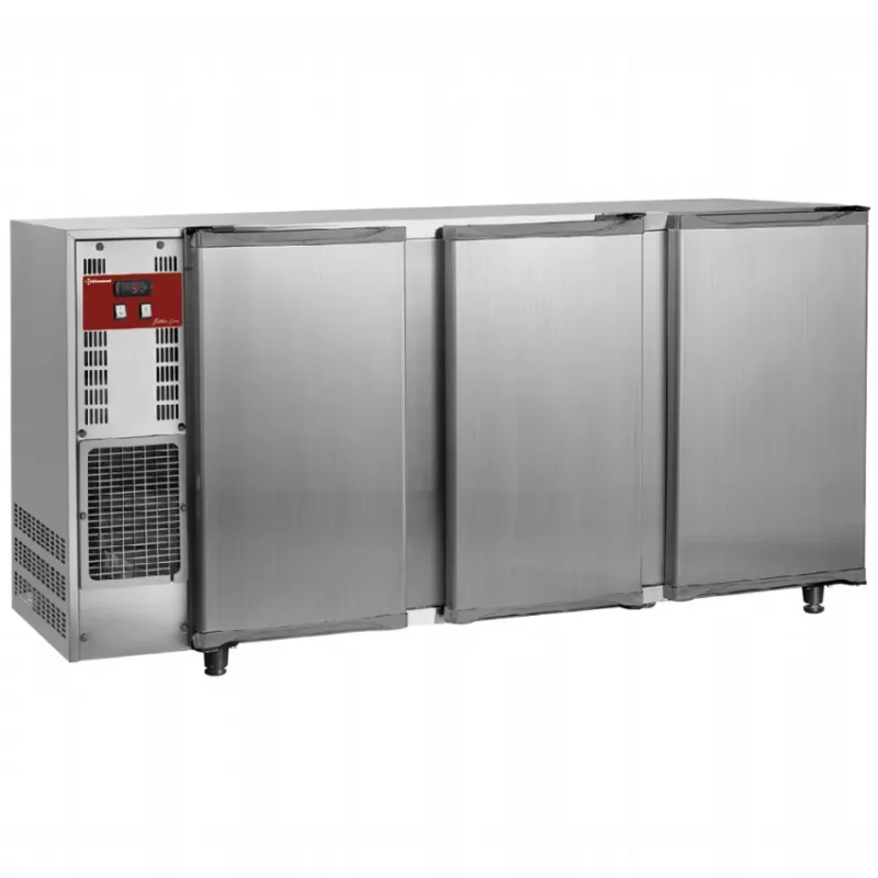 Vente Directe Refroidissement de bouteille acier inox 3 portes, 579 litres bottles line 2065x565x890/905