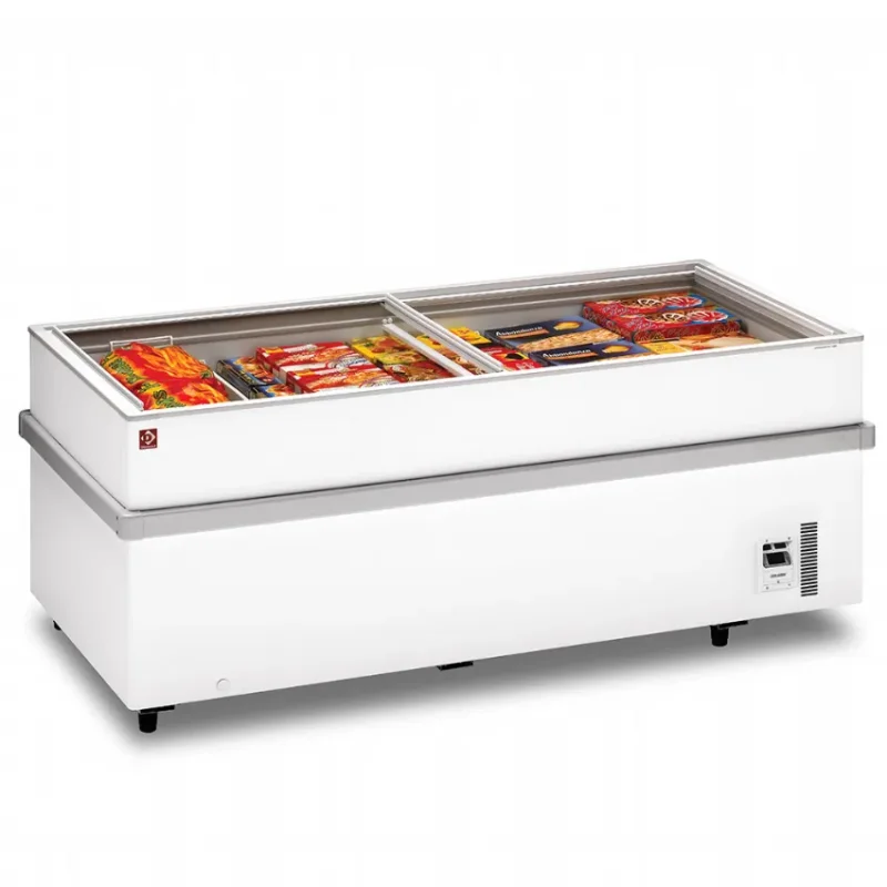 Conservateur panoramique 2 compresseurs 1 température vt line 1550x960xh780 Dernier Modèle