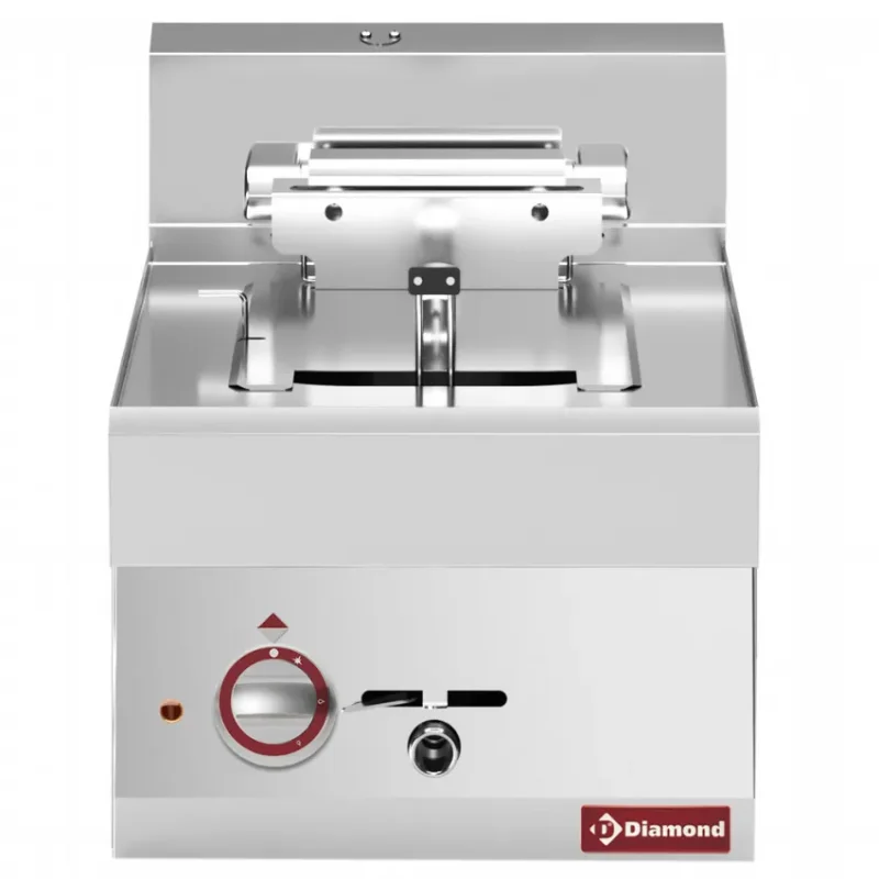 Affaire À Saisir Friteuse professionnelle électrique 1 cuve 10 litres à poser - 400x650xh280/380 mm