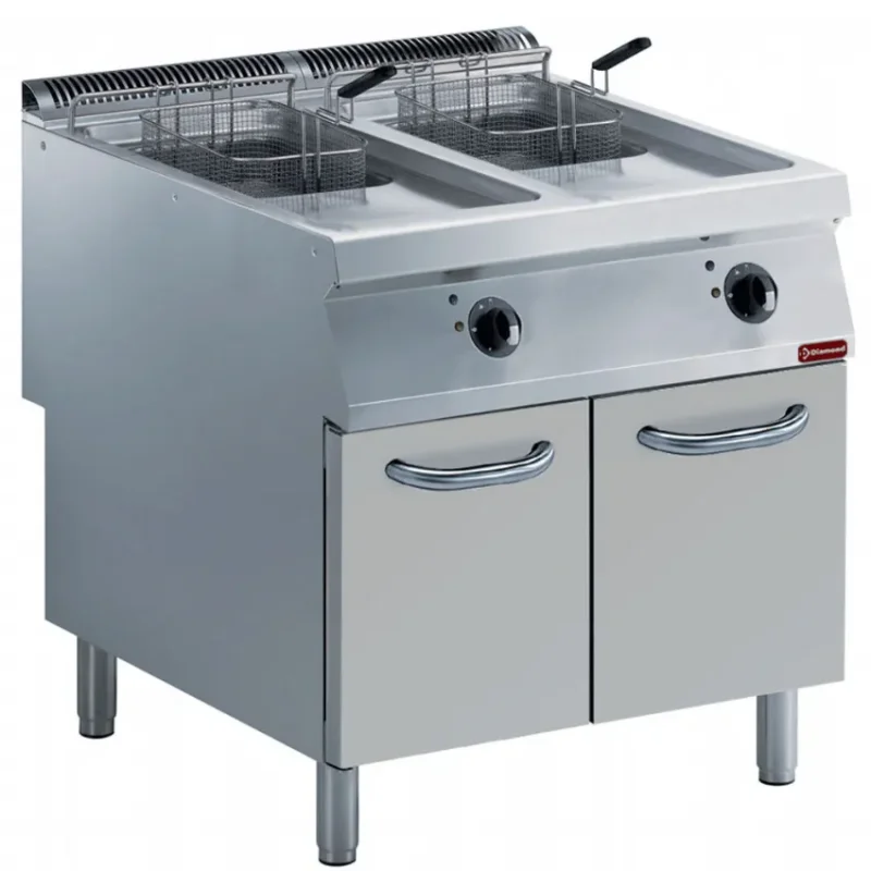 Quantité Limitée Friteuse professionnelle electrique 2 cuves y 15 litres sur meuble