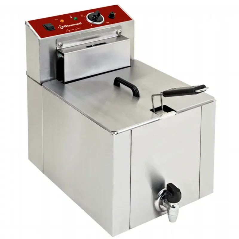 Meilleur Prix Friteuse professionnelle de table electrique s-power 12 avec vidange