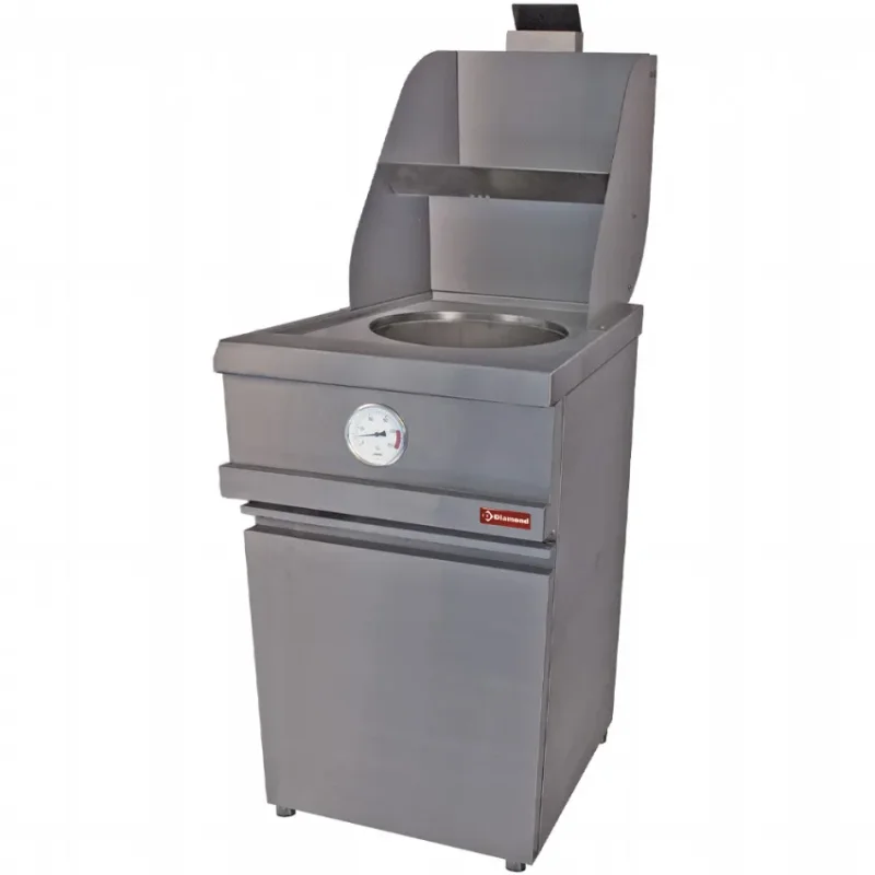 Remise Friteuse professionnelle gaz heavy duty 1 cuve ronde mécan