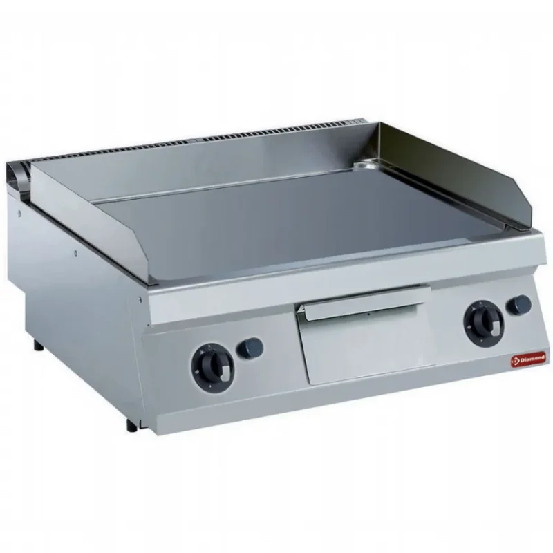 Plaque de cuisson gaz lisse chrome - a poser - Petit Prix
