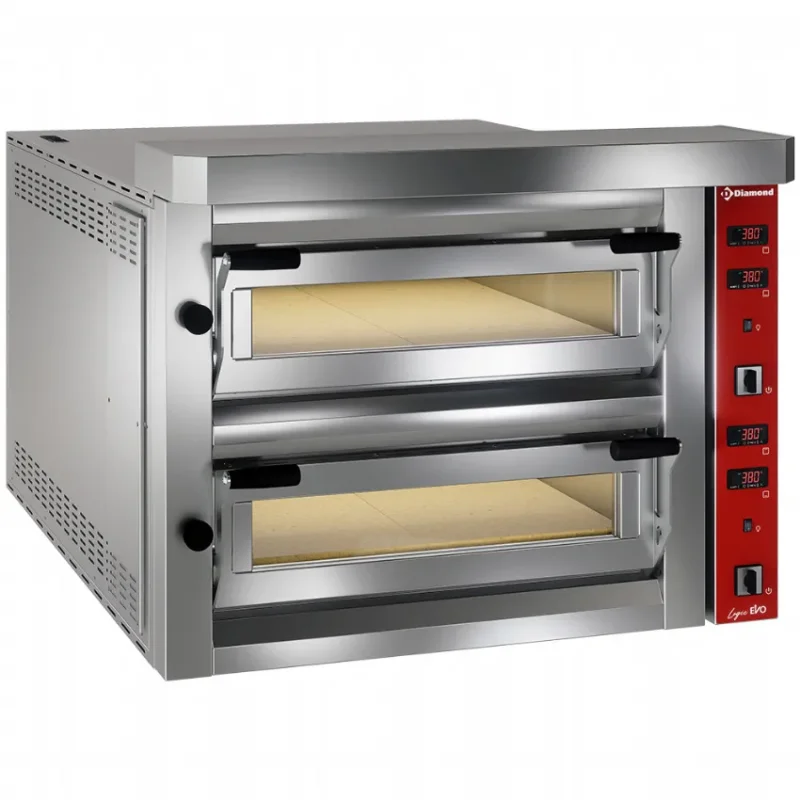 Four électrique a pizzas 2 x 6 pizzas 350 mm Offre Du Jour