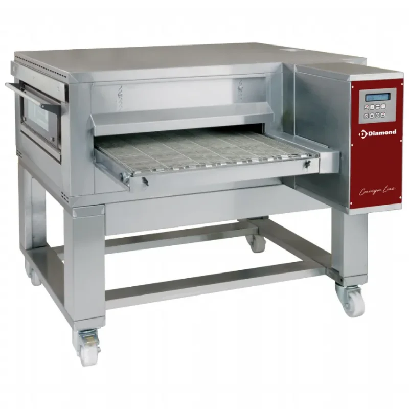 Populaire Four électrique a translation ventile 650 mm électrique convoyeur line fours a convoyeur pour pizza
