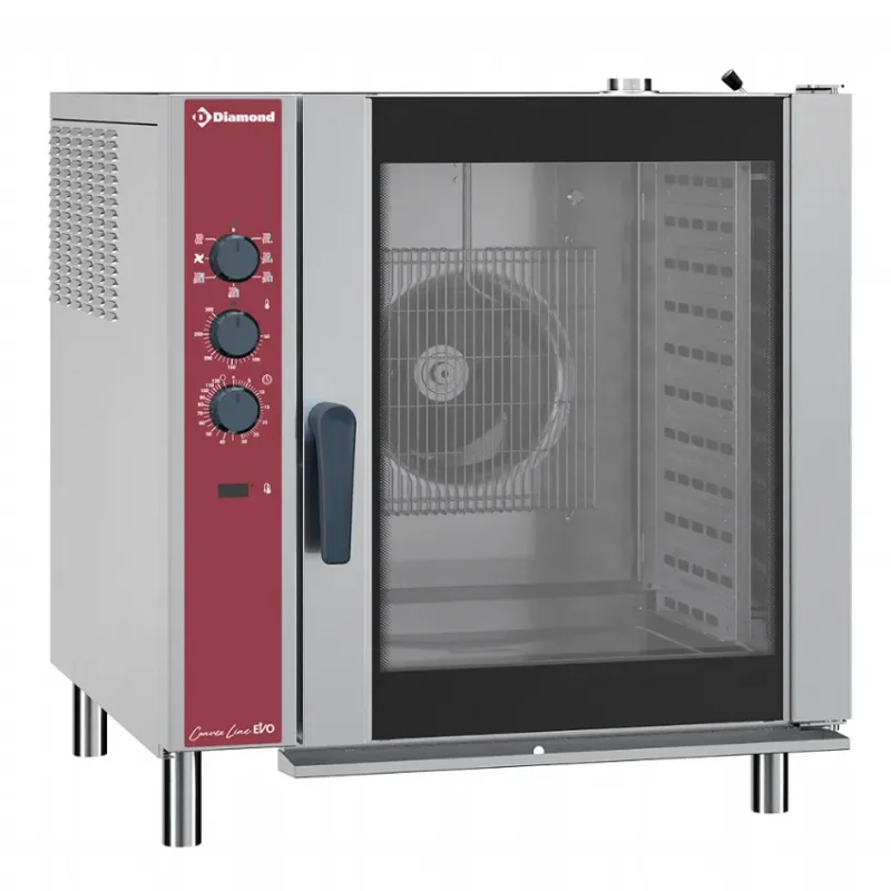 Prix Choc Four électrique à convection 10 gn 1/1 humidificateur automatique