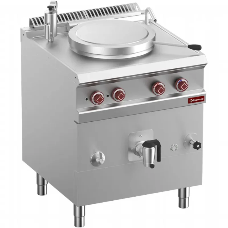Haute Qualité Marmite électrique ronde de 50 litres à chauffage indirect