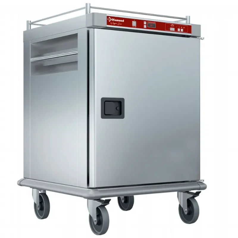 Must-Have Chariot chauffant pour repas, 10 gn 2/1 humidification contrôlée chauffants gn 2/1