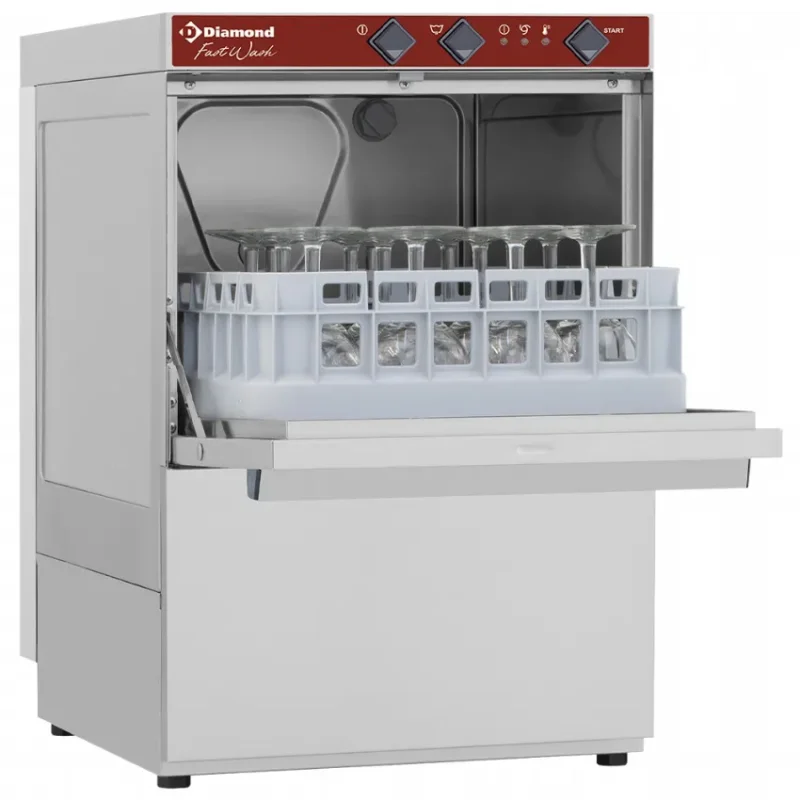 Lave verres professionnel electrique panier carré 350x350 mm fast wash Achat Immédiat