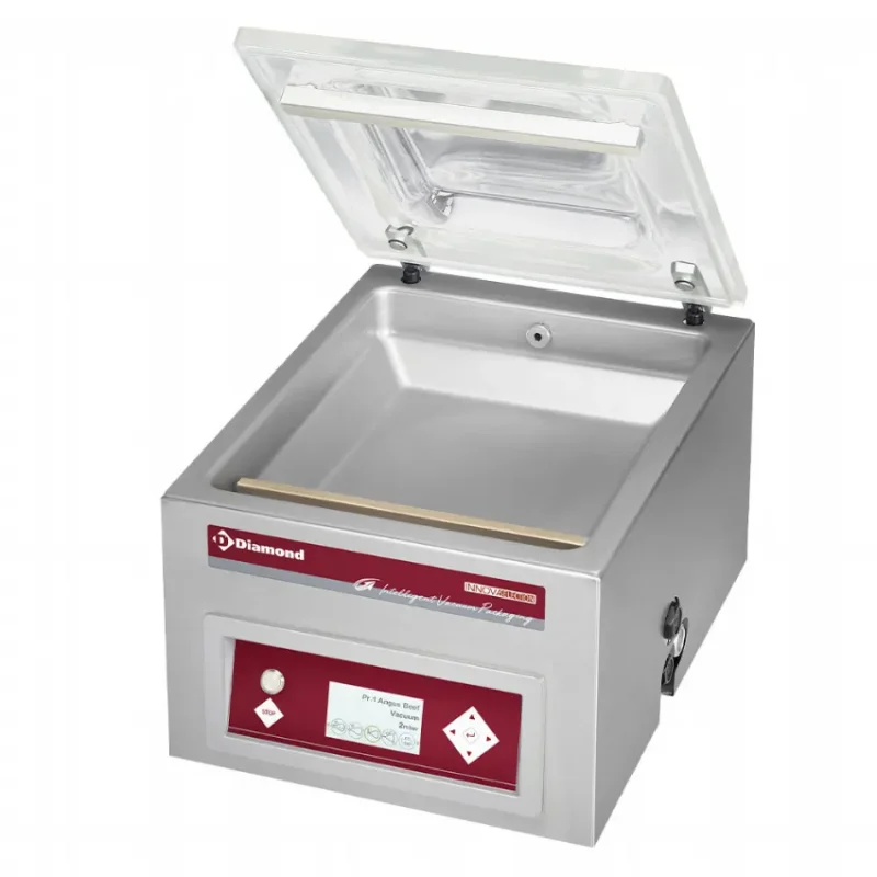Pas Cher Machine sous-vide, cuve inox 350x370x hauteur 150 machine sous-vide de table a cloche 450x510xh420