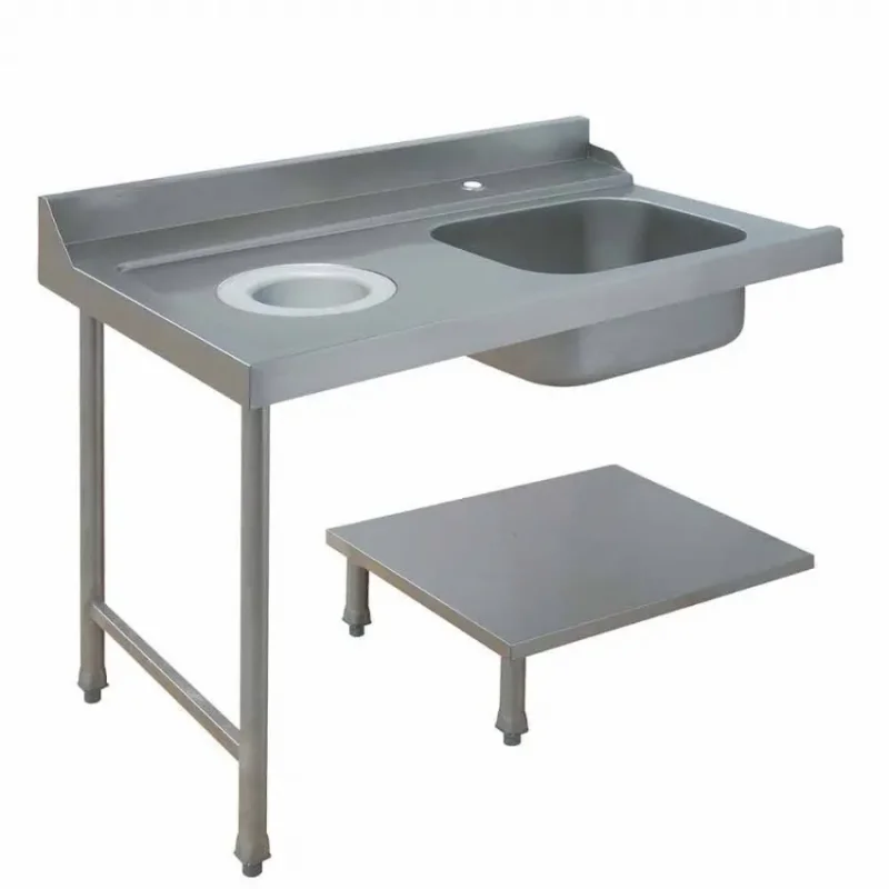 Table de prélavage - gauche + vide-déchets tables entrée-sortie Seulement Aujourd’hui
