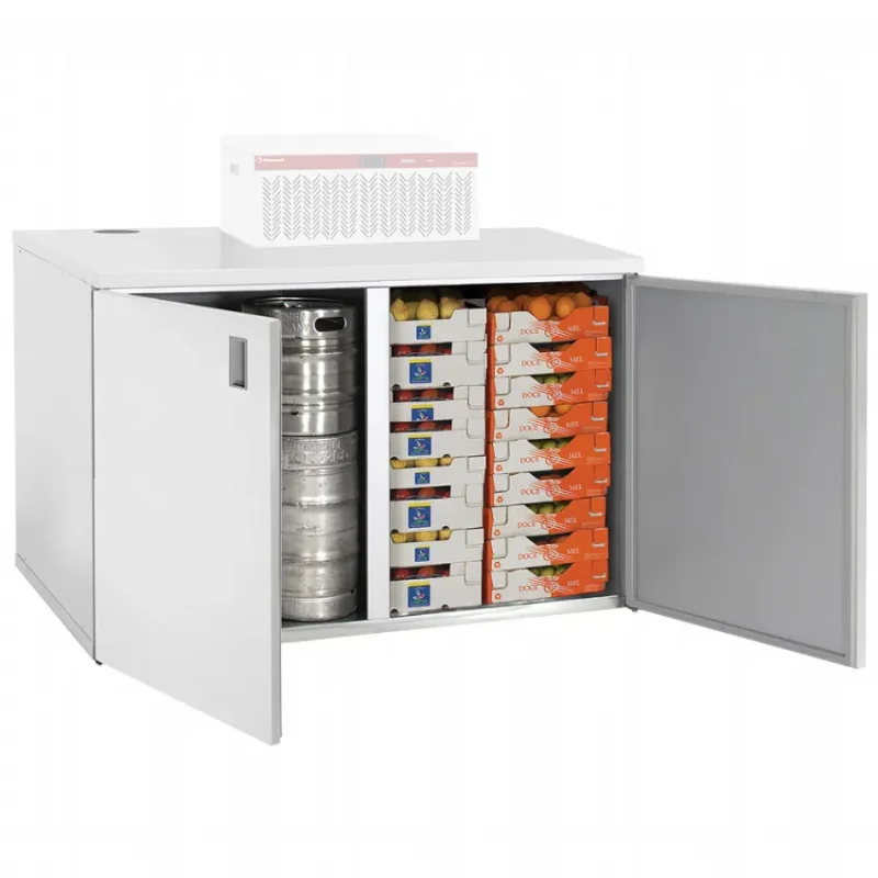 Meilleur Prix Coffre de "stockage", 1400 litres 2 portes coffres réfrigères 1465x995xh1060 sans groupe