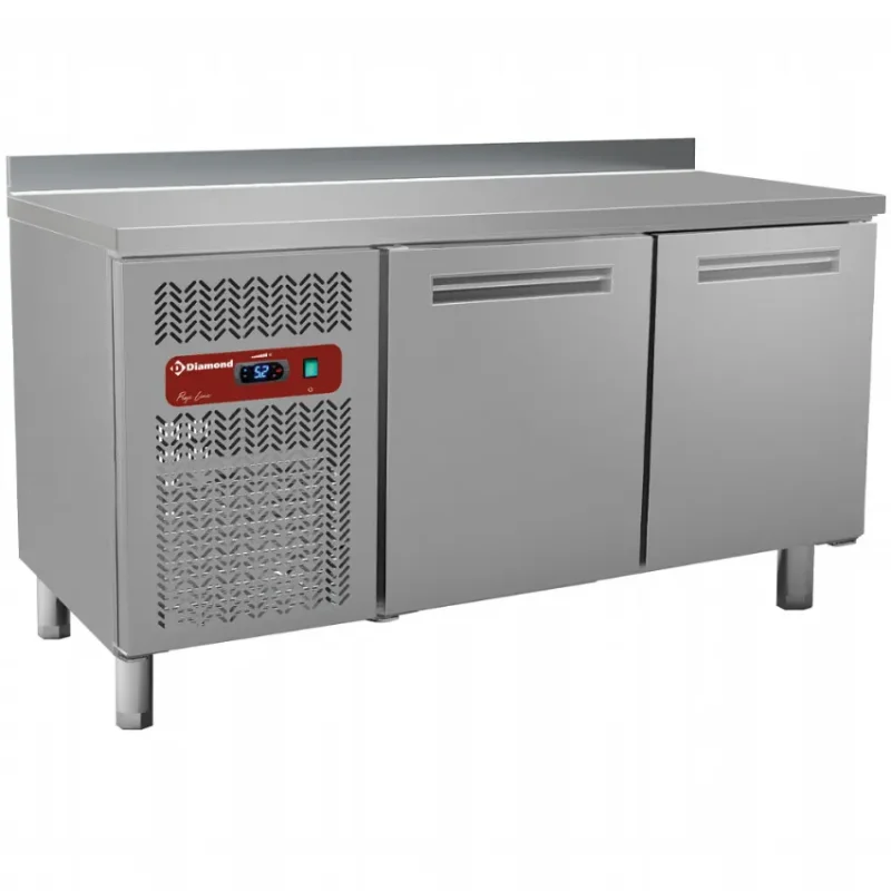 Table frigorifique ventilée 2 portes 245 litres 600 litres profi line 1500x600xh880/900 Seulement Aujourd’hui
