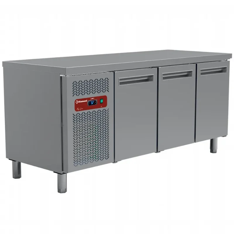 Table frigo ventilée litres 3 portes gn 1/1 405 litres profi line 1800x700xh880/900 Seulement Aujourd’hui