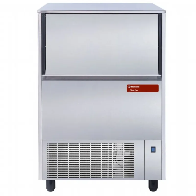 Machine a glaçons creux inox 75kg/24h réserve 37kg condenseur a air gamme bistro line 673x557xh984 (+95/165) Meilleur Prix