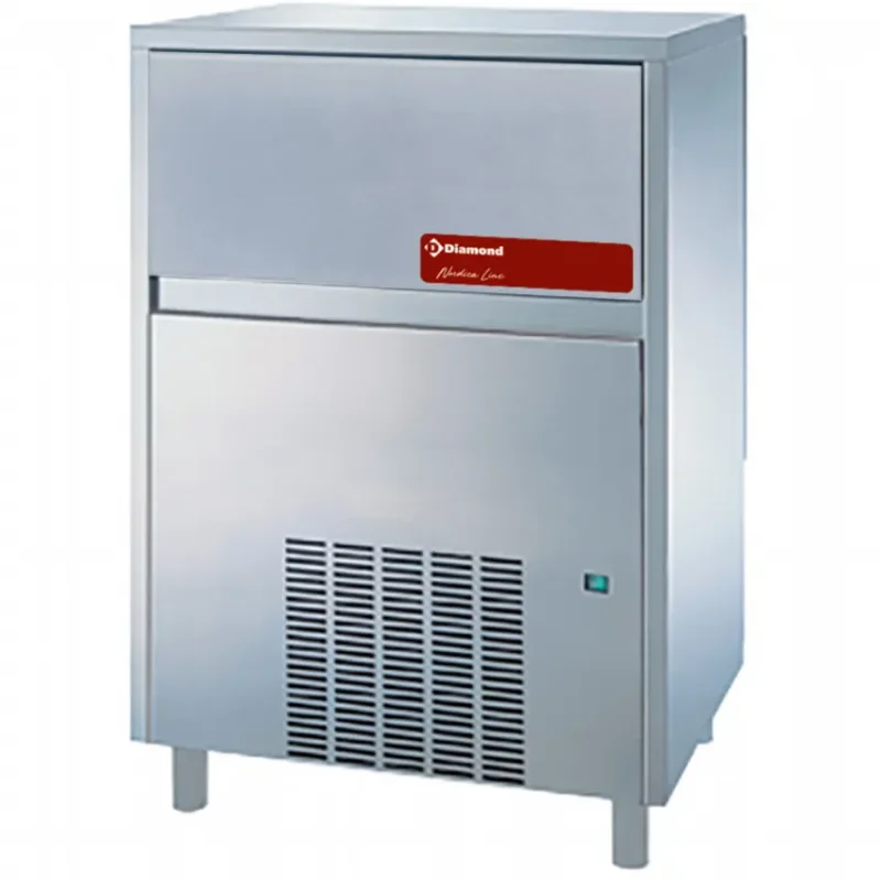 Réduction Machine a glaçons plats 105 kg avec réserve-air condenseur a air nordica line 738x600xh980+110