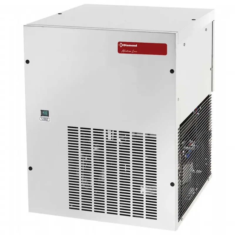 Commander Maintenant Machine à glace granulée 400 kg, sans réserve eau condenseur a eau nordica line modulaire 560x569xh695