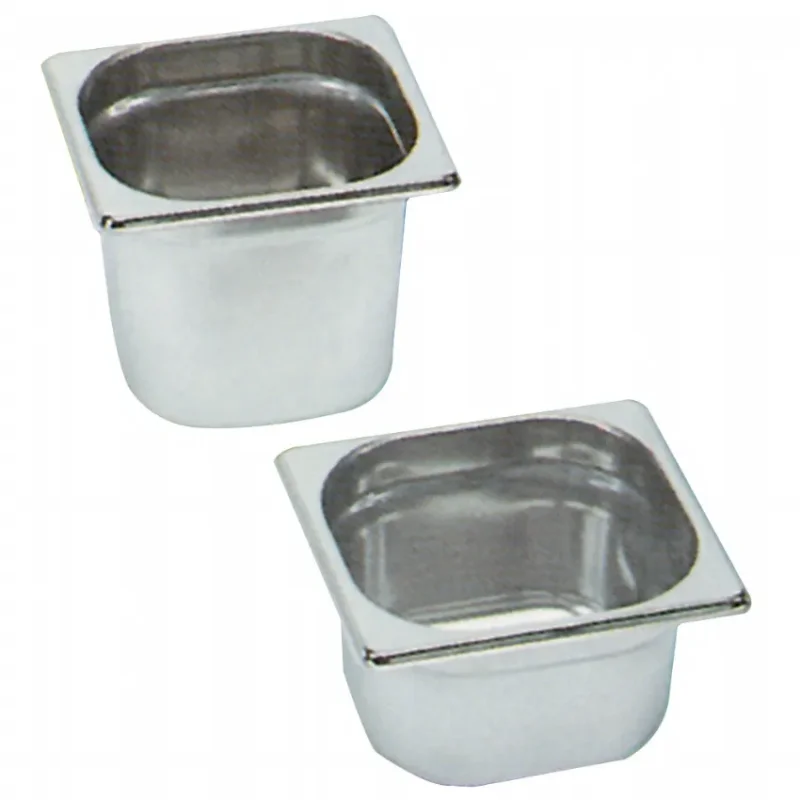Bac inox hauteur 100 mm gastronome - capacité 1,6 litres gn 1/6 Produit De Marque