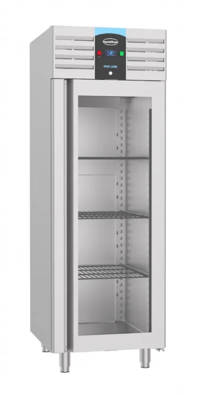 Achat Immédiat Réfrigérateur professionnel pro line en inox 1 porte en verre mono block 700 litres