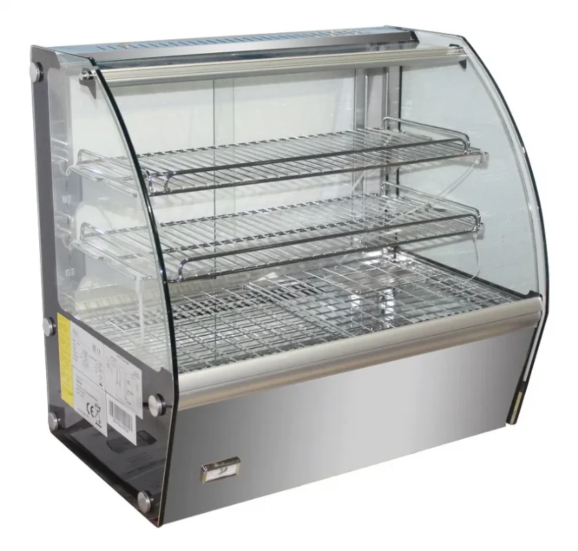 Vitrine a poser de présentation maintien au chaud 120 l Pas Cher