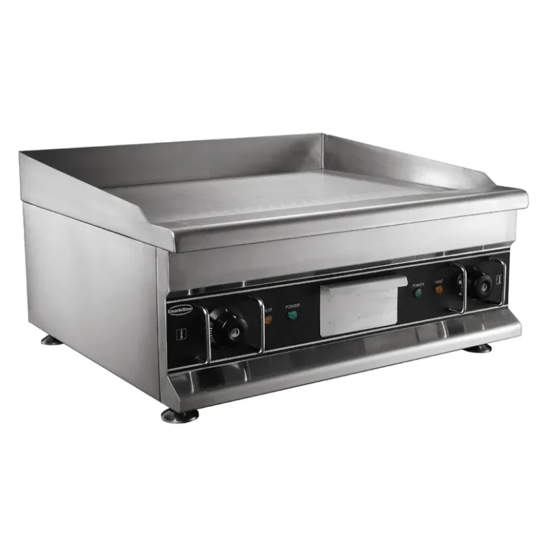 Plancha grill électrique surface lisse 1er prix 5kw triphasé 600*520 Acheter Direct