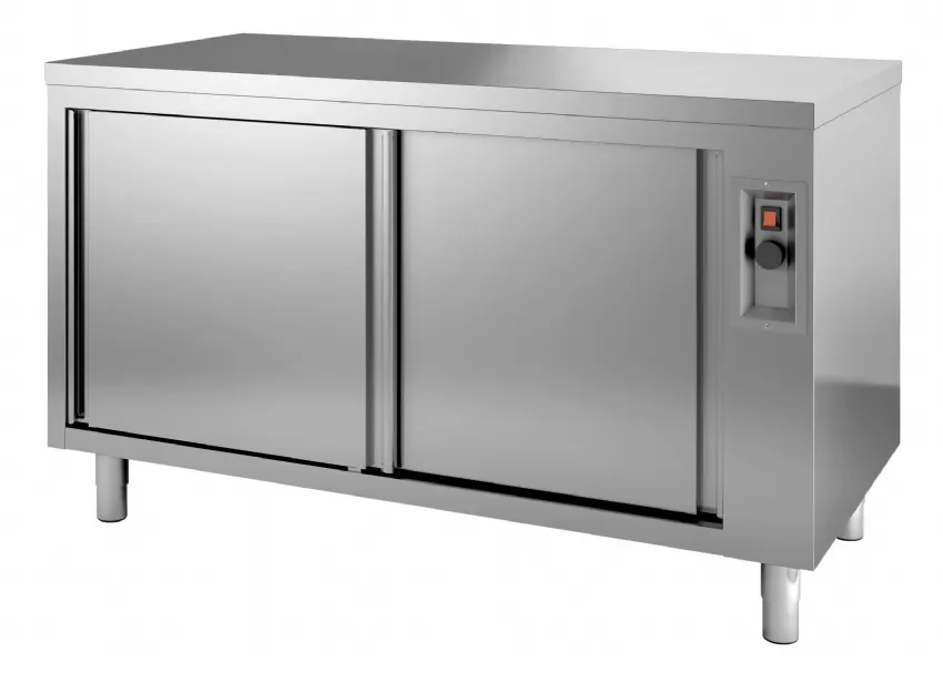 Nouvelle Collection Armoire bas maintien chaud inox 700 transvasant longueur 1400