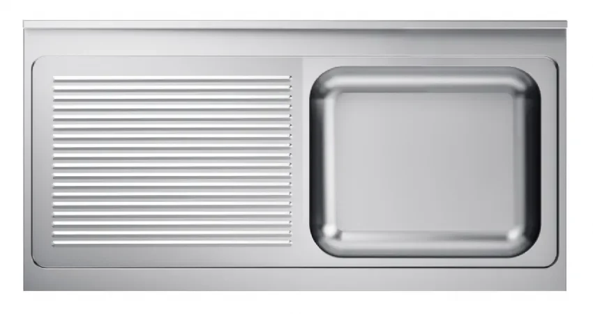 Bloc évier inox 700 seul x 1 à droite 1400 Vente Flash